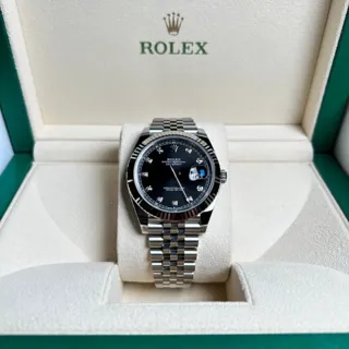 Rolex Datejust 41 126334-0012 White gold and Stainless steel Black