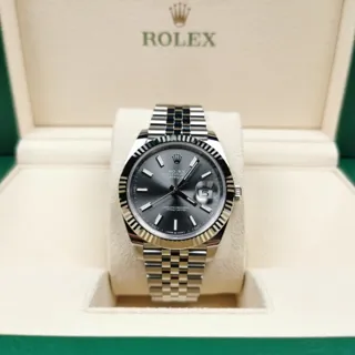 Rolex Datejust 41 126334-0014 White gold and Stainless steel Gray