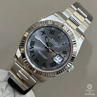 Rolex Datejust 41 126334-0021 White gold and Stainless steel Gray