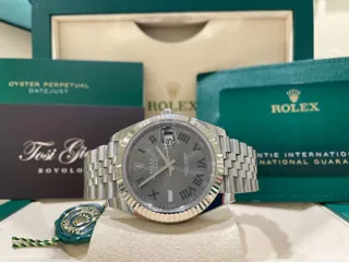 Rolex Datejust 126334-0022 White gold and Stainless steel Gray