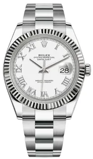 Rolex Datejust 41 126334-0023 White gold and Stainless steel White