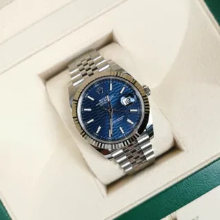 Rolex Datejust 126334-0032 White gold and Stainless steel Blue