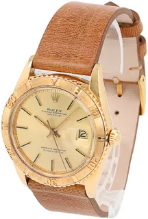 Rolex Datejust Turn-O-Graph 1625-01 Yellow gold Champagne