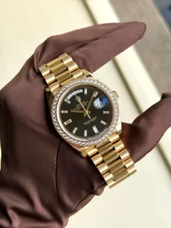 Rolex Day-Date 228348RBR-0001 Yellow gold Black