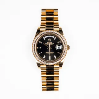 Rolex Day-Date 228348RBR-0001 Yellow gold Black