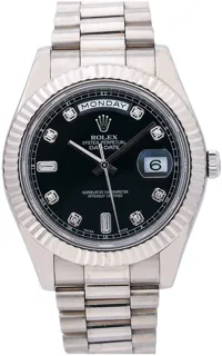 Rolex Day-Date II 218239 White gold