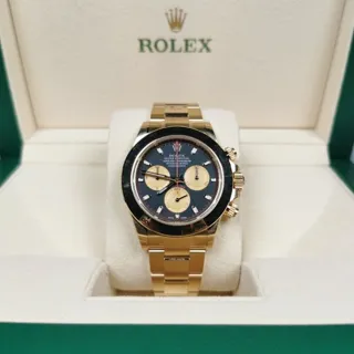 Rolex Daytona 116508-0009 Yellow gold Black