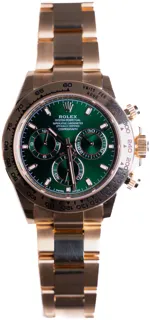 Rolex Daytona 116508-0013 Yellow gold Green