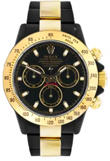 Rolex Daytona 116523-0039 40mm Yellow gold and Stainless steel Black