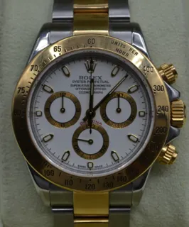 Rolex Daytona 116523-0040 40mm Yellow gold and Stainless steel White