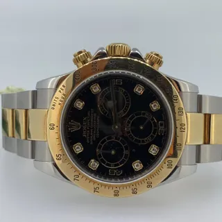 Rolex Daytona 116523-0043 40mm Yellow gold and Stainless steel Black