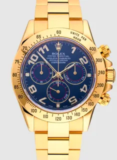 Rolex Daytona 116528-0037 Yellow gold Blue