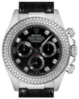 Rolex Daytona 116589RBR-0001 White gold Black