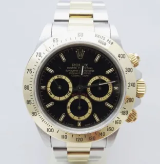 Rolex Daytona 16523-03 Yellow gold Black