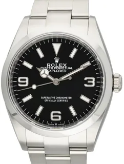 Rolex Explorer 124270-0001 Stainless steel Black