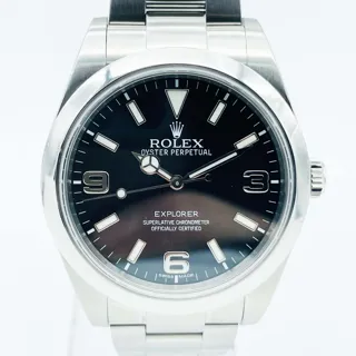 Rolex Explorer 214270-0003 39mm Stainless steel Black