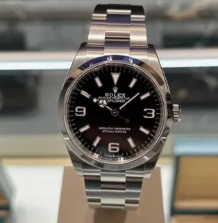 Rolex Explorer 214270-0003 Stainless steel Black