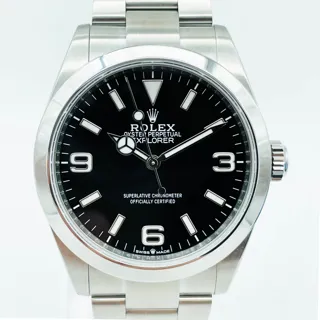 Rolex Explorer 224270-0001 Stainless steel Black