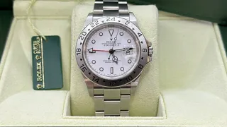 Rolex Explorer II 16570-0003 Stainless steel White