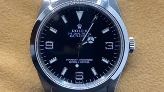 Rolex Explorer 14270-01 Stainless steel Black