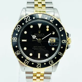 Rolex GMT-Master 16753 Yellow gold Black