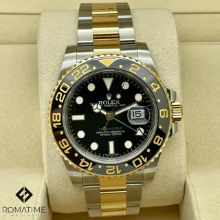 Rolex GMT-Master II 116713LN-0001 Yellow gold and Stainless steel Black