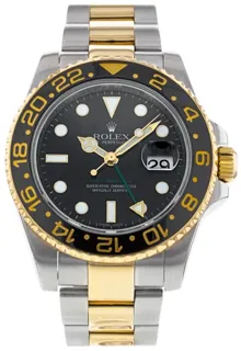 Rolex GMT-Master II 116713LN-0001 Yellow gold and Stainless steel Black