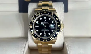 Rolex GMT-Master II 116718LN-0001 Yellow gold Black