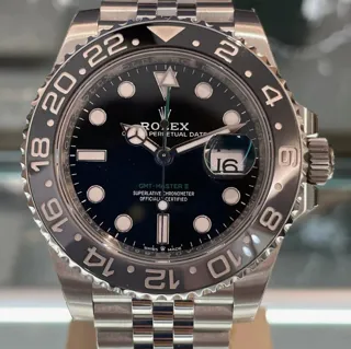 Rolex GMT-Master II 126710GRNR-0003 Stainless steel Black