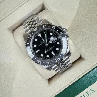 Rolex GMT-Master II 126710GRNR-0003 Stainless steel Black