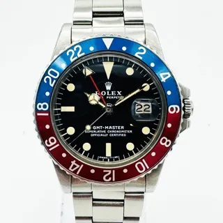 Rolex GMT-Master 1675-001 Stainless steel Black