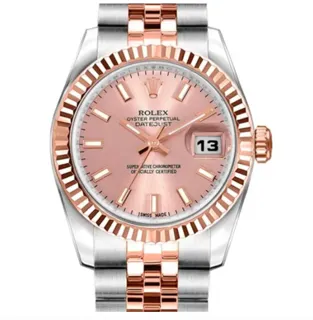 Rolex Lady-Datejust 179171 Stainless steel Pink