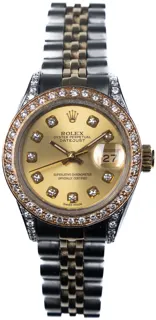 Rolex Lady-Datejust 179383-0001 Yellow gold and Stainless steel Champagne