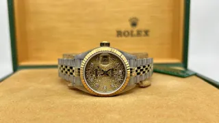 Rolex Lady-Datejust 79163 Yellow gold and Stainless steel Champagne