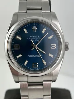 Rolex Oyster Perpetual 114200 Stainless steel Blue