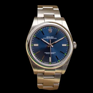 Rolex Oyster Perpetual 39 114300 Stainless steel Blue