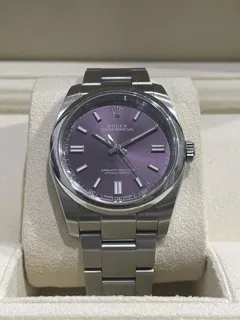 Rolex Oyster Perpetual 116000-0010 Stainless steel Purple