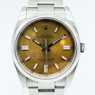 Rolex Oyster Perpetual 116000-0011 Stainless steel Champagne