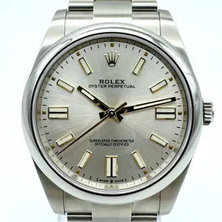 Rolex Oyster Perpetual 124300-0001 41mm Stainless steel Silver