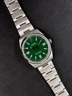 Rolex Oyster Perpetual 124300-0005 Stainless steel Green