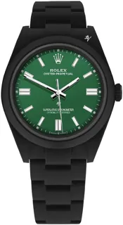 Rolex Oyster Perpetual 126000-0005 Stainless steel Green