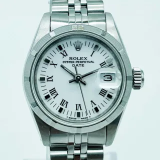 Rolex Oyster Perpetual 69190 Stainless steel White