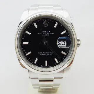 Rolex Oyster Perpetual Date 115200-0004 Stainless steel Black