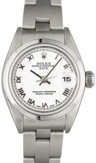 Rolex Oyster Perpetual Date 79160 Stainless steel White