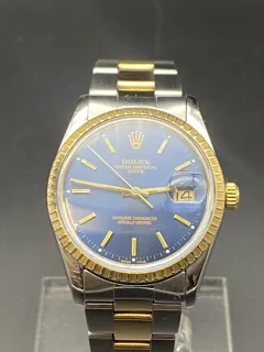 Rolex Oyster Perpetual Date 15053-0001 Yellow gold and Stainless steel