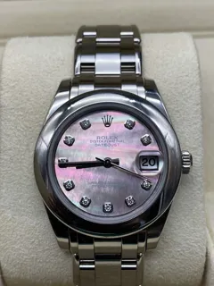 Rolex Pearlmaster 81209 White gold White