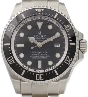 Rolex Sea-Dweller Deepsea 126660-0001 Stainless steel Black