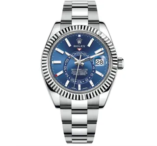 Rolex Sky-Dweller 326934-0003 White gold and Stainless steel Blue