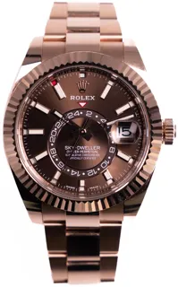 Rolex Sky-Dweller 326935-0006 Rose gold Brown