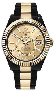 Rolex Sky-Dweller 336933-0001 Yellow gold and Oystersteel Champagne